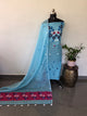 West Bengal Silk cotton jamdhani set - AV394