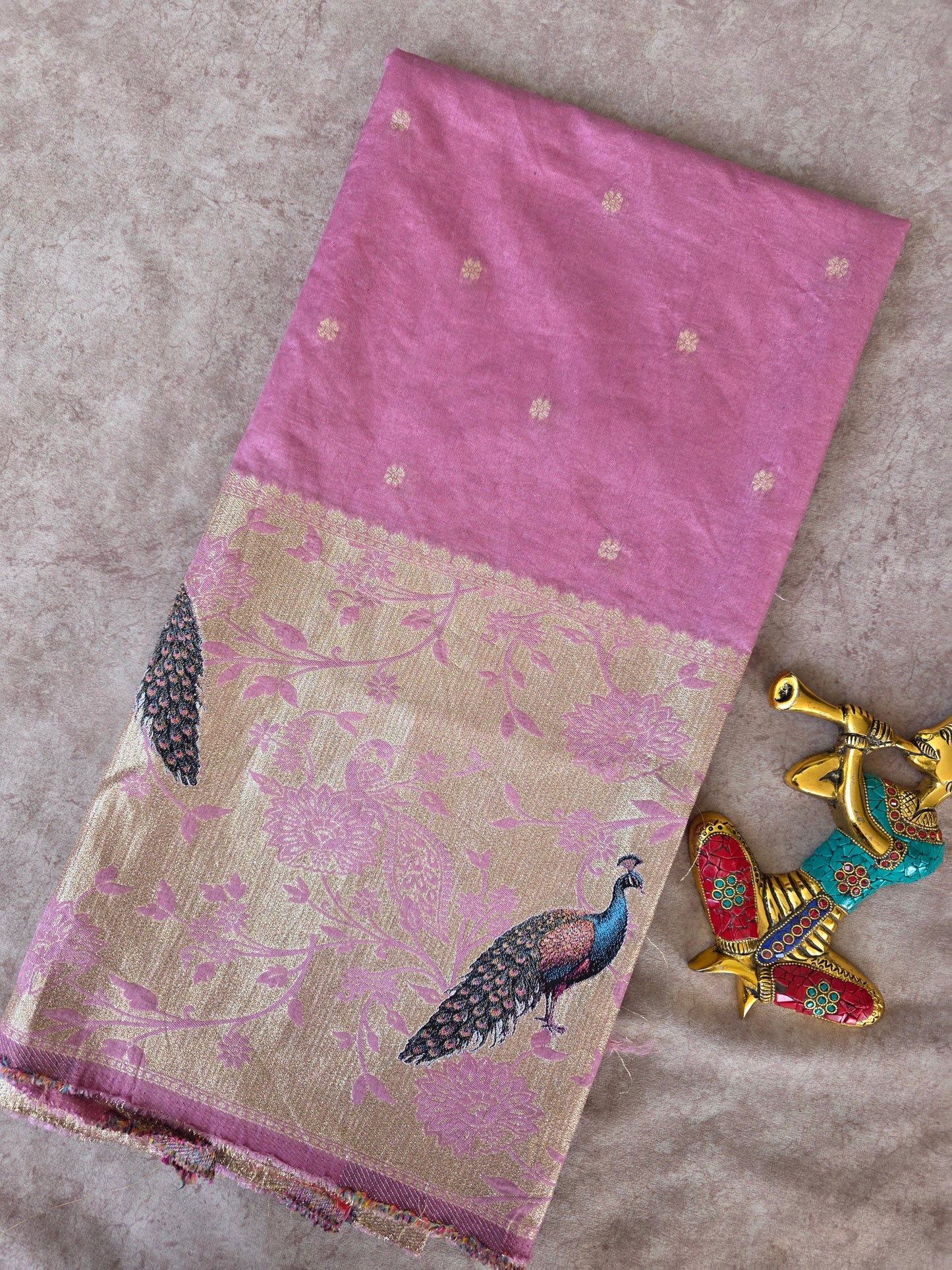 Premium dola silk paithani running material  - PRM7