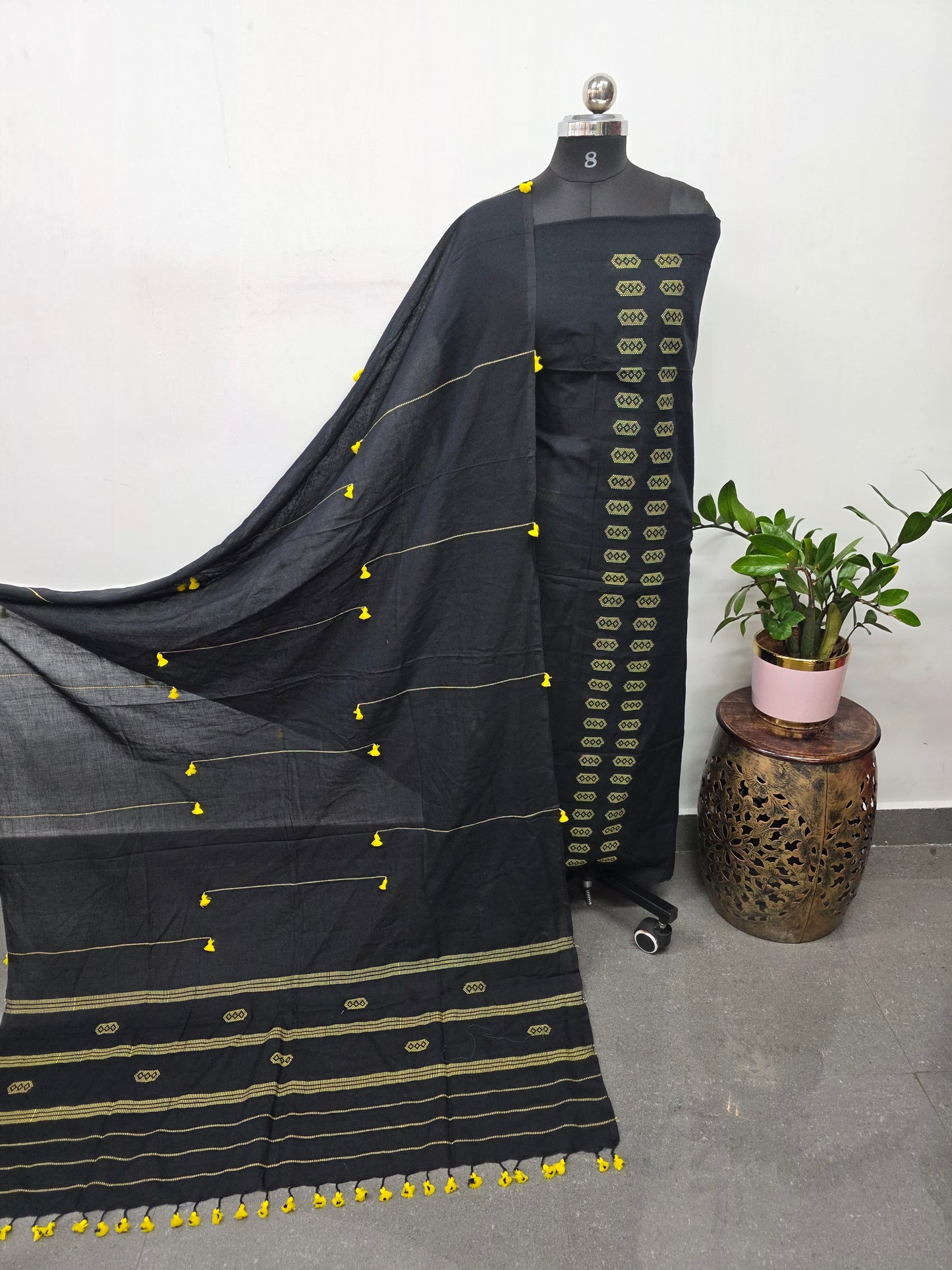 Handcrafted Bhujodi salwar set-BB424