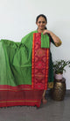 Pochampally sico set with ikkat damn -SD444