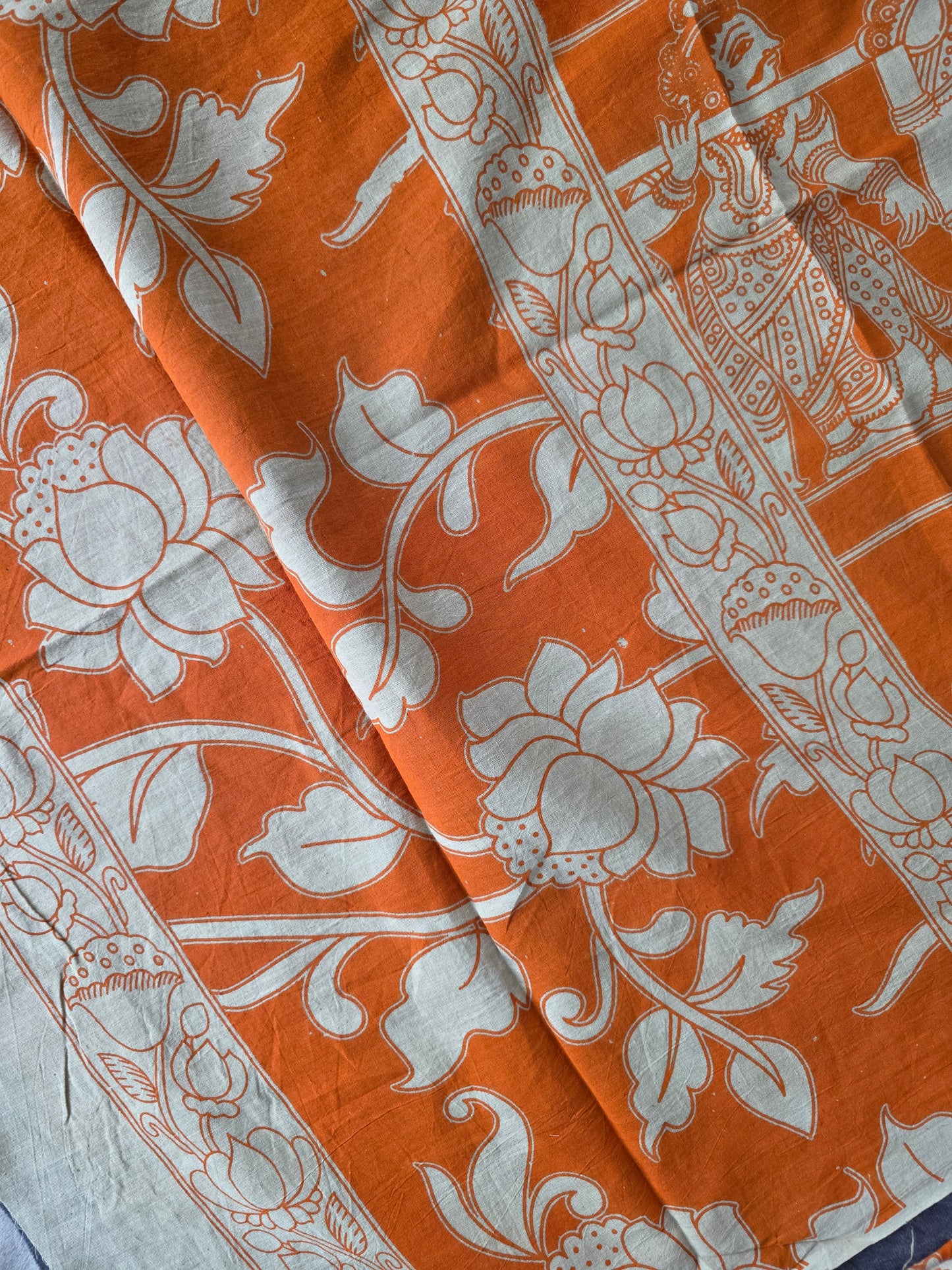 Pure Kalamkari Cotton Salwar Set (2.5 Metres) - Ak368