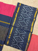 Pochampally sico set with ikkat damn - SD477