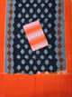 Ikkat cotton with Handloom Mercerised ikkat duppatta - WW809