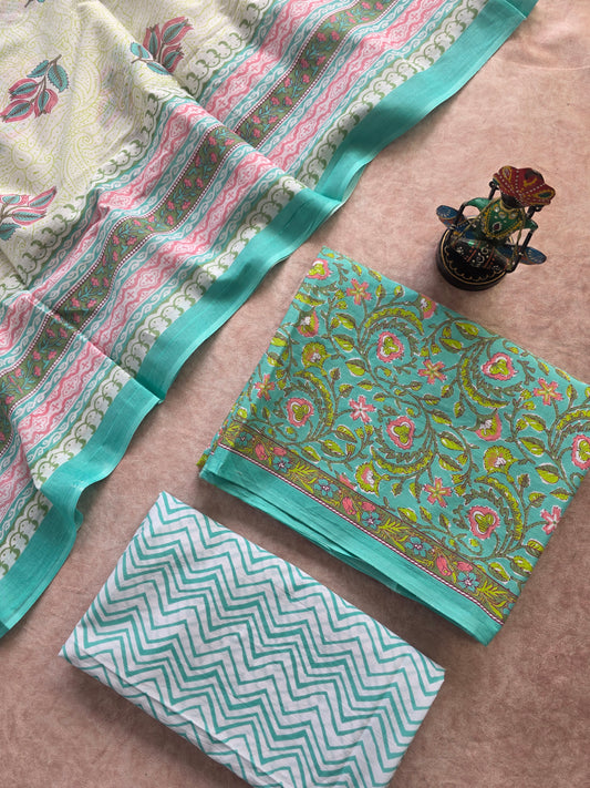 Jaipuri pure cotton set - ZG21