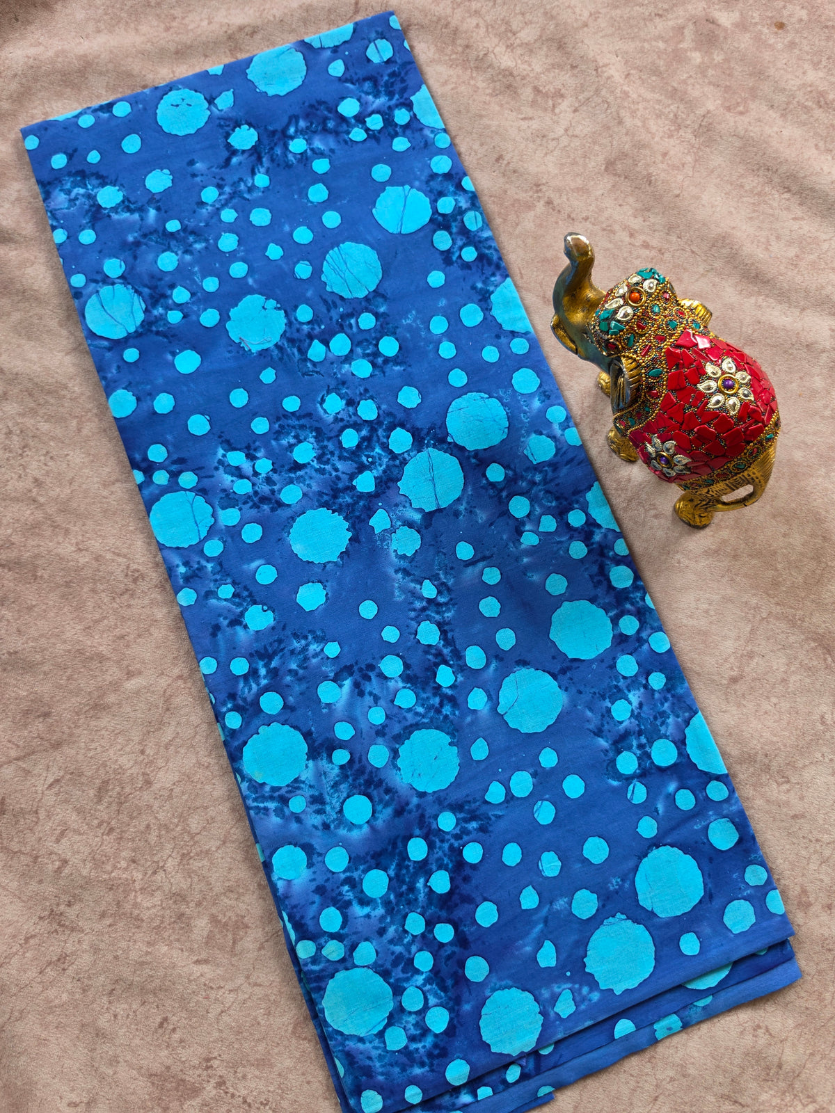 Handcrafted batik cotton running material -HB126