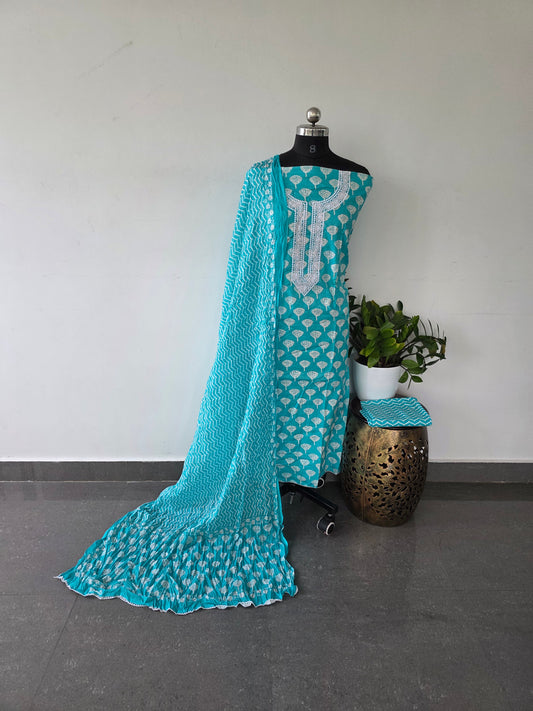 Pure embroidery cotton set - 225