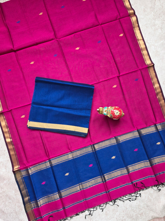Handloom Maheswari silk cotton set - M5