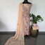 Floral Muslin silk set-VM55