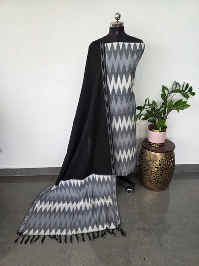 Pochampally ikkat cotton set - KK165