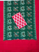 Ikkat cotton with Handloom Mercerised ikkat duppatta - WW813