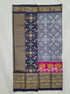 Mulbery ikkat kanchi border pattu saree-WW877