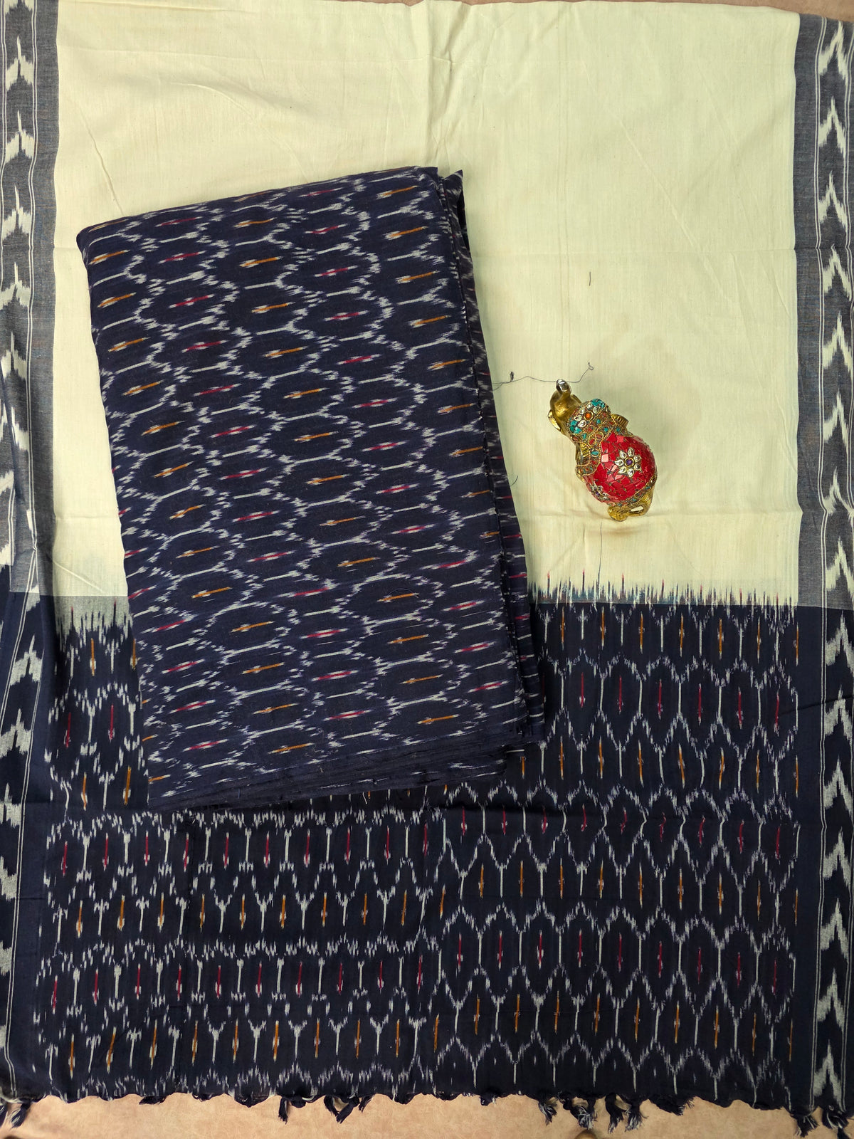 Pochampally ikkat cotton set -WW351