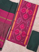 Pochampally sico set with ikkat damn -SZ431