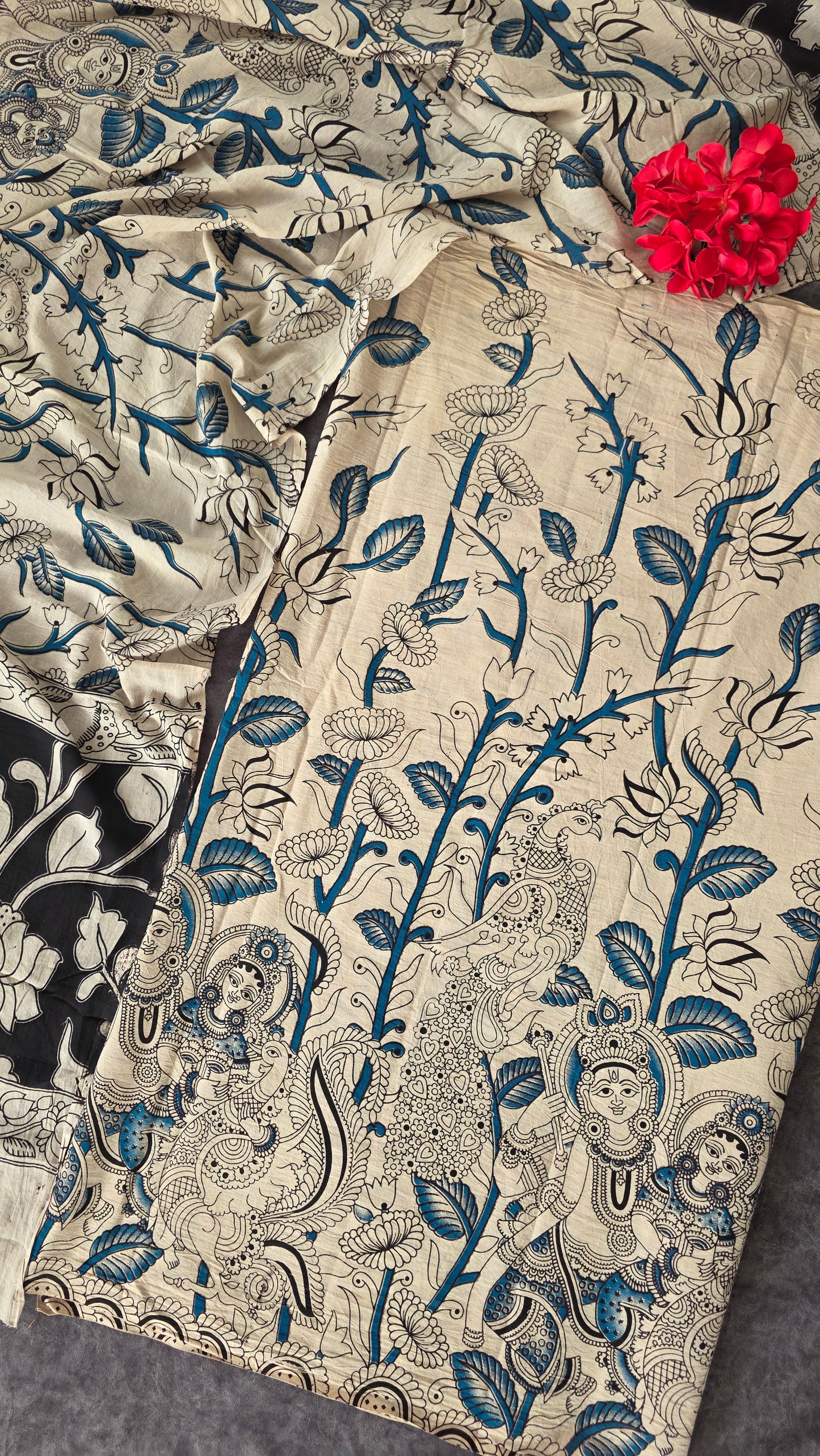 Pure kalamkari cotton salwar ( 2 pc set ) - AK124