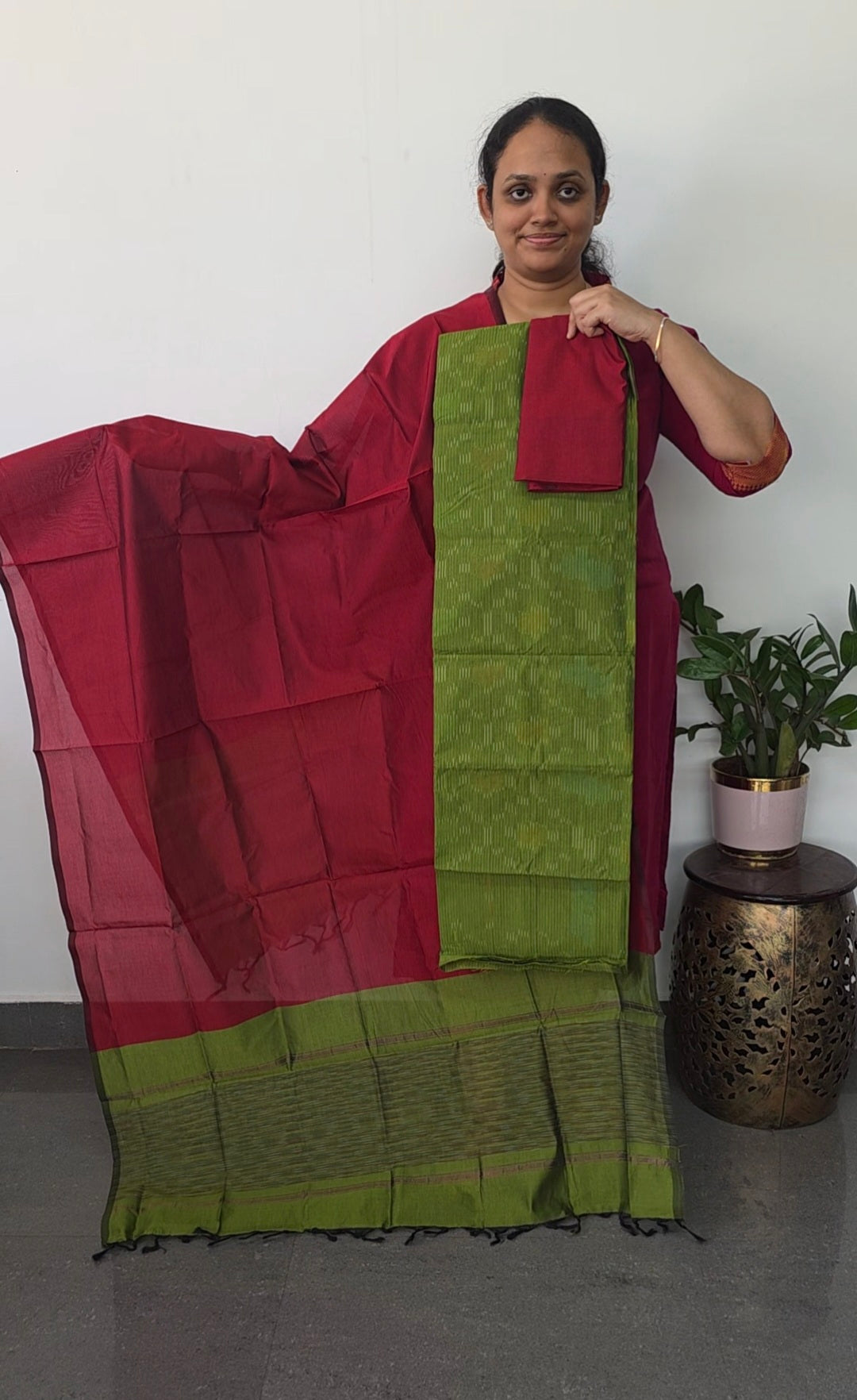 Pochampally full ikkat sico set - SZ309
