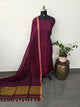 Premium handloom linen jamdhani set -JMM534
