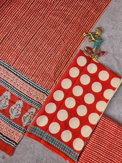 Jaipuri cotton salwar set - JA637