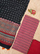 Handcrafted ajrakh cotton top with pure bandhani cotton shawl - BAA11