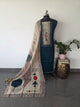 Satin cotton embroidery neck salwar set - AS120
