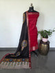Handloom mangalagiri pattu with penkalamkari duppatta -MP3