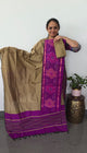 Pochampally sico set with ikkat damn - SD529
