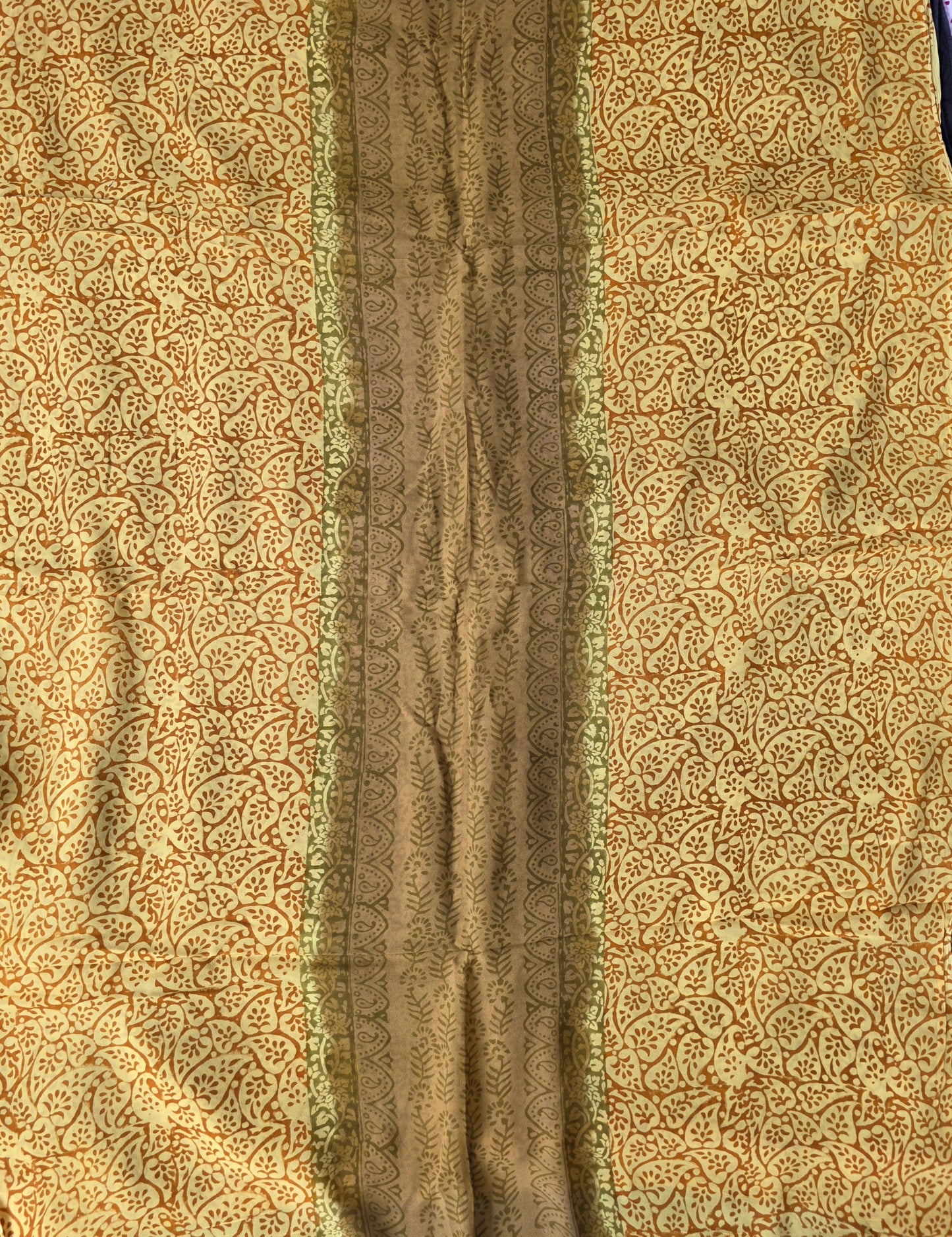 Handblock georgette salwar set - GE195