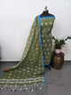 Premium Silk cotton jamdhani set - AV305