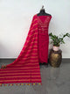 Handcrafted Mirror work cotton bhujodi salwar set - BB390