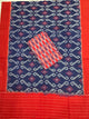 Ikkat cotton with Handloom Mercerised ikkat duppatta - WW872