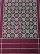 Handloom Telia rumal Double ikkat dupatta-WW737