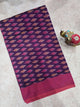 Mercerised warp ikkat saree - WW296
