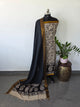 Chennuri Handblock kalamkari silk set - HBK6