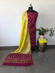 Bhagalpuri katan blockprinted salwar - BA595