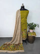 Handcrafted kalamkari cotton set (3 pc)-AK573