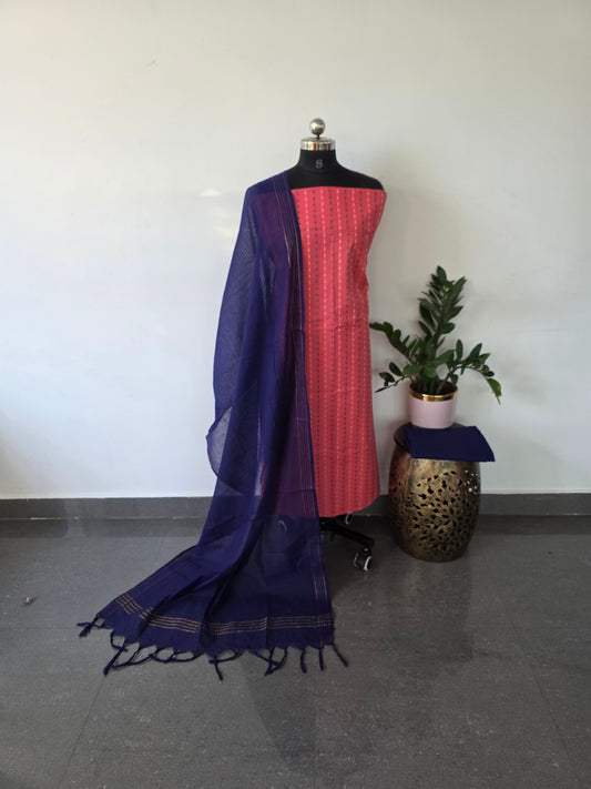 Pure handloom cotton set  - WH13