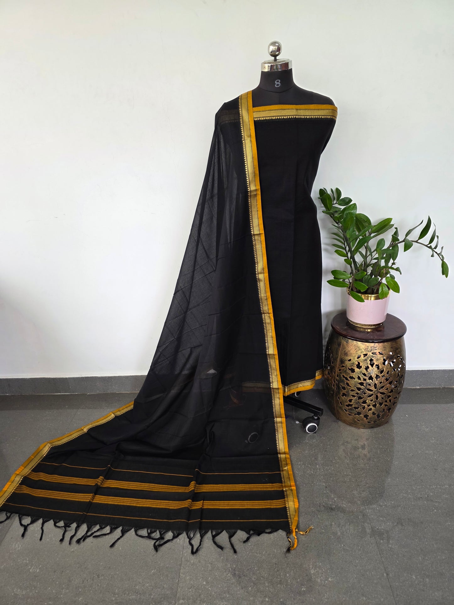 Mercerised narayanapet salwar set (4.5 meters)- NA386