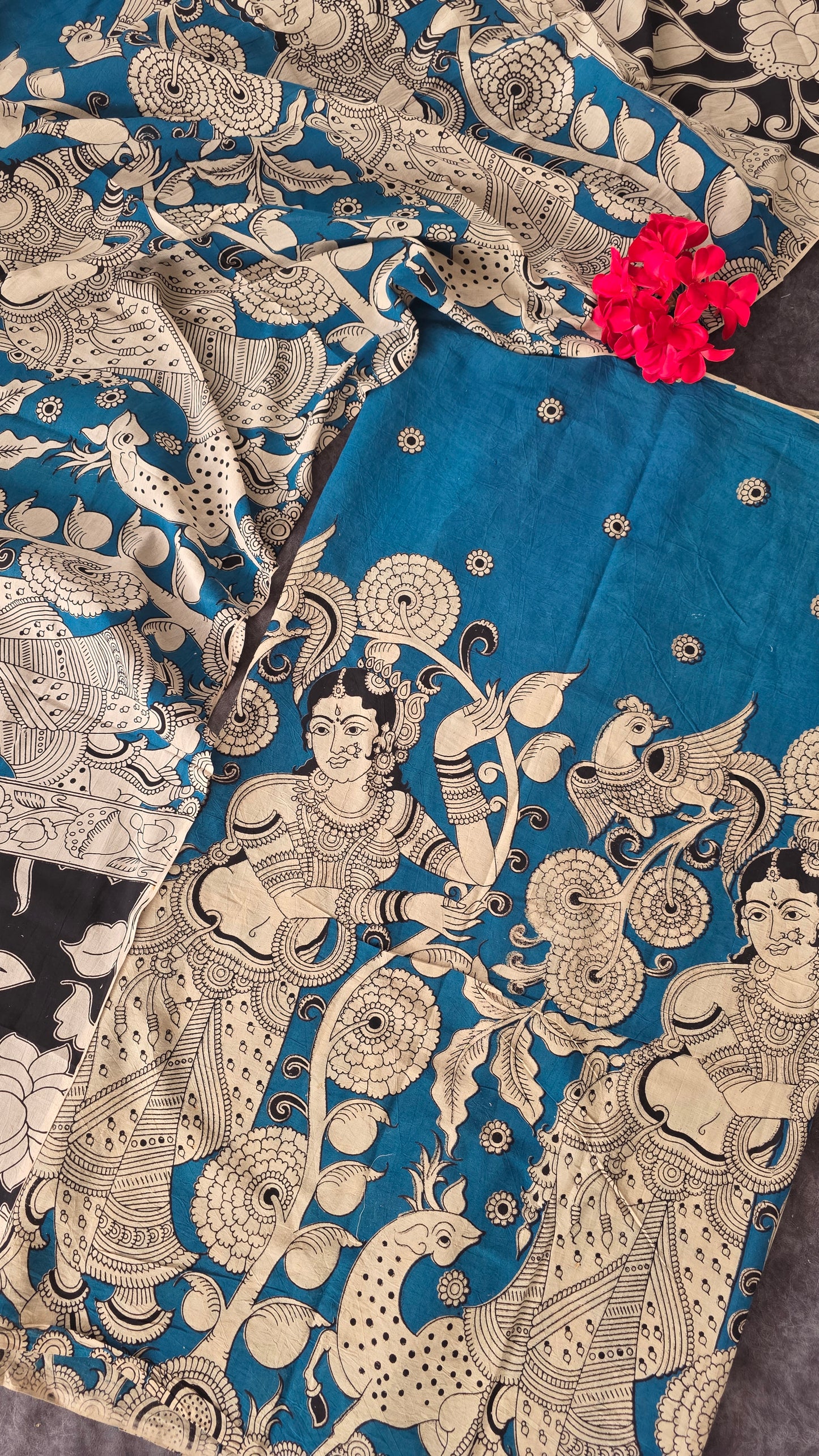 Pure kalamkari cotton salwar ( 2 pc set ) - AK127