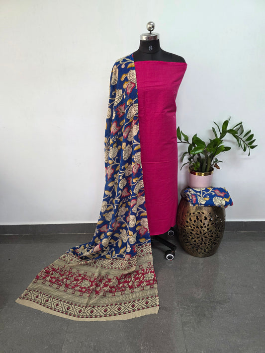 Authentic pure kalamkari cotton set - AK198