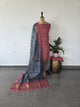 Premium semi soft silk set - CLA254
