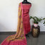 Handloom Mangalagiri silk top with digital mangalagiri silk shawl -RV210