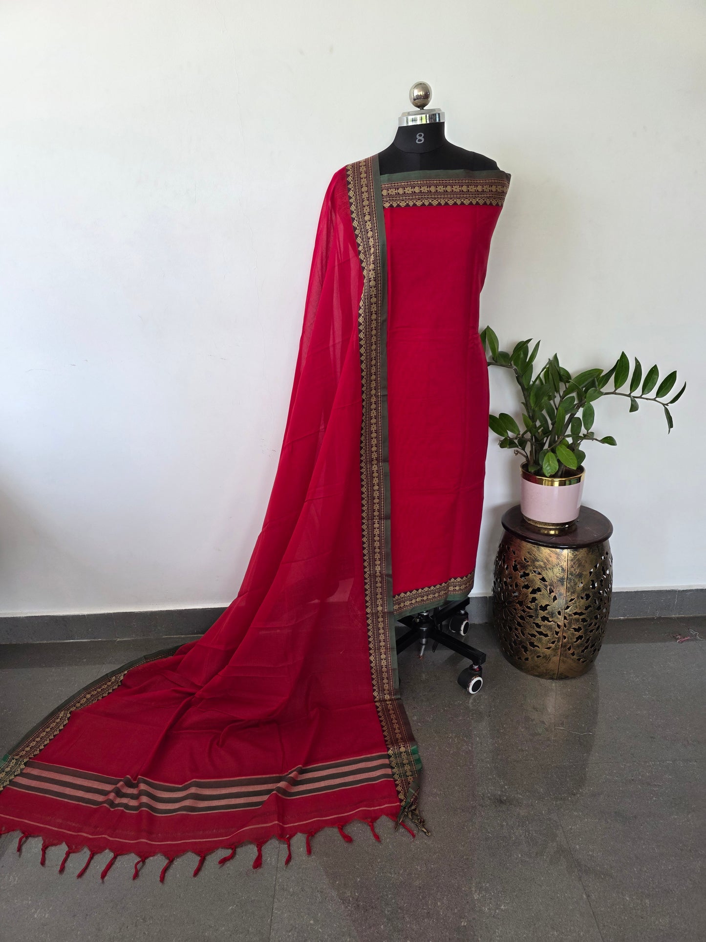 Mercerised  narayanapet salwar set  (4.5 meters)- NA349