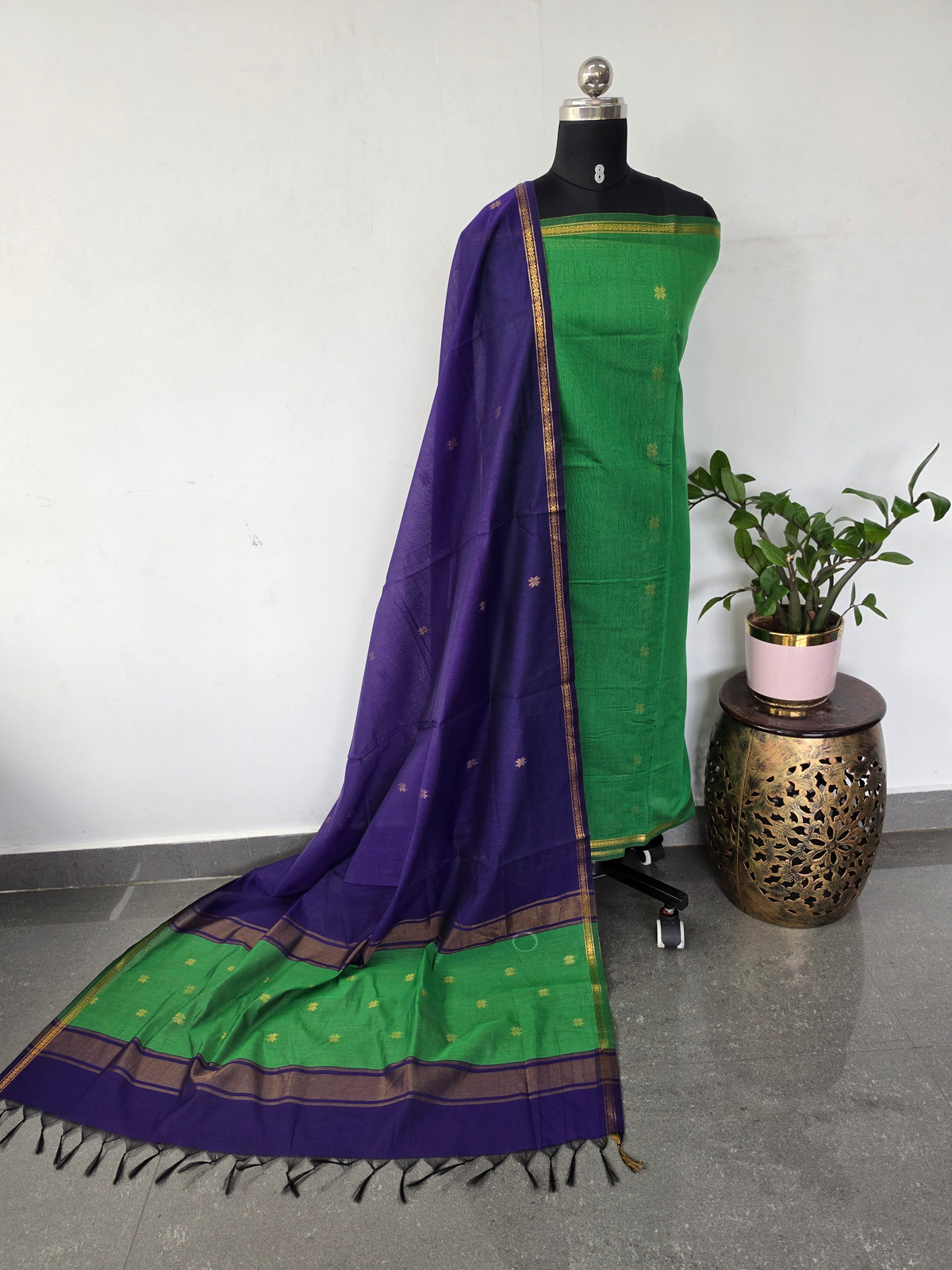 Semi Maheshwari silk set-SM315