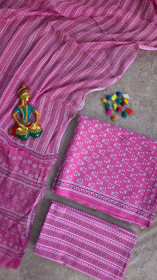 Jaipuri pure cotton set - JL27