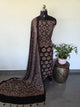 Handcrafted ajrakh modal silk set -HZ312
