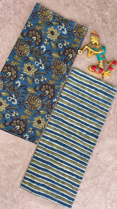 Jaipuri pure cotton cords set - JA850