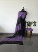 Handblock georgette salwar set with handwork mirror work-GE108