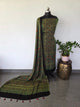 Handcrafted ajrakh modal silk set - HZ218