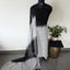 Handblock georgette mirror work salwar set -GE253