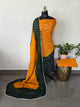 Handcrafted bandhani cotton set  -B181