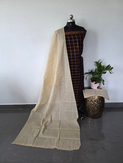 Madurai Sungudi Pavithram checks salwar set - MS77